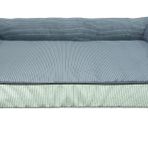 viscopet Premium Sofa Blok sungerli Alezli Fermuarlı Yıkanabilir Köpek Yatağı(S-fumekrem-XL)