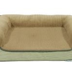 viscopet Premium Sofa Blok sungerli Alezli Fermuarlı Yıkanabilir Köpek Yatağı(S-kahvekrem-M)
