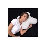 VİSCOTEX Boyun Destekli Visco Ortopedik Kelebek Yastık 56x48x11 Cm, Butterfly Pillow, Beyaz