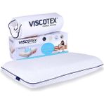 Viscotex Duyarlı Yastık 70x40x12 cm Orta Sertlikte Visco Yastık Alerjiye Karşı Koruma Sağlar - Standart