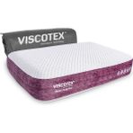 Viscotex Medium Serenity Ergonomik Visco Yastık 65X43X12CM, Boyun Ağrıları Için Orta Sert Hafızalı Baş Yastığı - 65 x 43 cm - Pembe