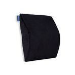 Viscotex Visco Ortopedik Araç Bel Dayama Minderi 35X33X9 Cm, Siyah