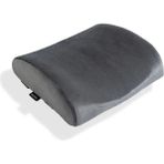 Viscotex Visco Ortopedik Bel Destek Yastığı, Ofis, Araba, Sandalye, Koltuk, Sırt Yastığı Minderi, 38X33X12 cm - Füme
