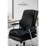 ViscoWell Ortopedik Visco Bel Destek & Oturma Minderi - Ofis, Araç, Ev Çalışma Sandalyesi İçin