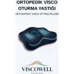 Viscowell Visco Ortopedik Oturma Simidi Koltuk Minderi Visko Kuyruk Sokumu Yastığı