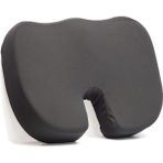 Viscower Visko Coccyx Ortopedik Hemaroid Kuyruk Sokumu Oturma Minderi - 44 x 36 x 7 cm - Siyah