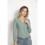 Vishenka Kadın V Yaka Mint Renk Body - L