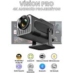 Vision Pro Taşınabilir Android Projeksiyon Wifi Destekli Akıllı Sinema Projektör Siyah Ultra Hd