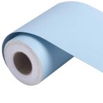 VisitRyl Duvar Kağıdı Bordür Soyma ve Yapıştırma Banyo Duvar Bordürü Çıkartması Ev Tavan Dekoratif Bordür Açık Mavi 15 cm X 500 cm