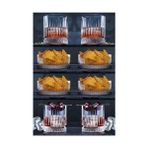 Viski Keyfi Seti 8 Parça - 4 Viski Bardağı ve 4 Çerez/cips Kasesi PB4X520014V55