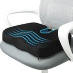 Visko Cocix Minder Oturma Minderi Basr Minderi Ortopedik Oturma Minderi Simidi Yastığı Visko Cocix - 40 x 36 cm - Siyah