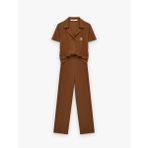 Viskon Karışımlı Rahat Kesim Pijama Takımı