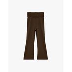 Viskon Karışımlı Slim Fit İspanyol Paça Pantolon