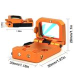 Vism Flipdot Reflex M2 Red Dot Sight - Katlanabilir 22mm Reflex Nişangâh FRTKGTmbyuTDU-1110