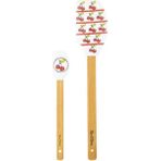 Vişne Desenli 2'li Silikon Spatula Seti, Şık ve Kullanışlı Mutfak Gereci. - Seçenek 1 - Altın