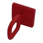 VISO APF801RSB kapalı kanca, duvar montajı için, plastik, kırmızı