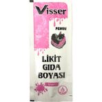 Visser Pembe 12 ml Likit Gıda Boyası