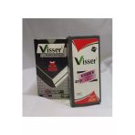 Visser Siyah Toz Kumaş Boyası 12 Gram - Sabitleştirici Fiske 30 ml