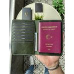 Visso 911 Hakiki Deri Isme Özel Pasaport Kılıfı - Standart