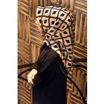 Vissona 17637 Bordo Kadın Twill İpek Eşarp
