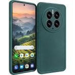 Vissona Huawei Mate 50 Pro Uyumlu Kamera Çıkıntılı Mat Silikon Telefon Kılıfı - Yeşil