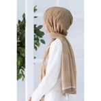 Vissona LÜKS MEDİNE İPEĞİ GEOMETRİ DESENLİ VİZON RENKLİ 75X195 KIRIŞMAZ ŞAL MOSS KREP DİKİŞ TİPİ İTALYAN DİK