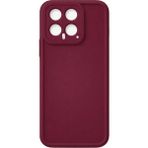 Vissona Mi 14 Uyumlu Kamera Çıkıntılı Mat Silikon Telefon Kılıfı - Mor - Xiaomi 14