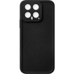 Vissona Mi 14 Uyumlu Kamera Çıkıntılı Mat Silikon Telefon Kılıfı - Siyah - Xiaomi 14