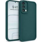 Vissona Oppo A74 4g Uyumlu Kamera Çıkıntılı Mat Silikon Telefon Kılıfı - Yeşil