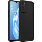 Vissona Oppo A91 4g ve Oppo Reno 3 ve Oppo F15 Uyumlu Kamera Çıkıntılı Mat Silikon Telefon Kılıfı - Siyah