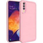 Vissona Samsung Galaxy A50 ve Galaxy A50S ve Galaxy A30S Uyumlu Kamera Çıkıntılı Mat Silikon Telefon Kılıfı - Pembe