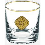 Vista Alegre Crystal Altın Kristal Viski Bardağı 280 ml - 1 Adet