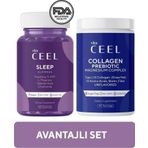 Vita Ceel Collagen Prebiotic 30 Servis 150 gr Toz + Vita Ceel Sleep Gummies 60 Çiğnenebilir Tablet