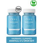 Vita Ceel Hair Nail Gummies 2x60 Çiğnenebilir Tablet