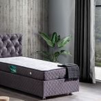 Vita New Baza Başlık Ve Comfort Yatak, Antrasit, 90X200