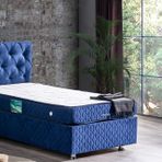 Vita New Baza Başlık Ve Comfort Yatak, Lacivert, 90X200