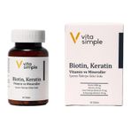 Vita Simple Biotin Keratin Vitamin Mineraller 30 Tablet