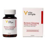 Vita Simple Kırmızı Ginseng Vitamin Mineraller 60 Kapsül