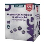 Vitabest Magnezyum Kompleks Vitamin B6 2x60 Tablet