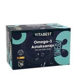 Vitabest Omega-3 Astaksantin 50 Kapsül Balık Yağı