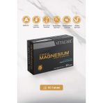 Vitacare Complex Magnesium 60 Tablet Magnezyum Bisglisinat, Sitrat, Malat & Vitamin B6 Desteği