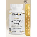 Vitadore Beauty Ceramide 50 mg 30 Tablet - Vegan Cilt Bariyeri ve Nem Desteği - Türkiye Menşeli