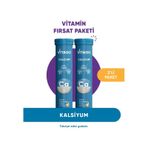Vitago Kalsiyum D3 K2 Vitamini İçeren Takviye Edici Gıda 2 x 20 Efervesan Tablet