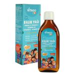 Vitago Kids Omega-3 Vitamin A D3 E K2 150 ml Balık Yağı