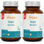 Vitago Premium İyot 150 MCG İçeren Tablet Takviye Edici Gıda 120li (2 paketi)