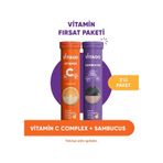 Vitago Vitamin C 1000 mg 20 Efervesan Tablet + Sambucus 20 Efervesan Tablet
