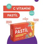 Vitago Vitamin C Izlanda Yosunu Zencefil 16 Pastil