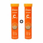 Vitago Vitamin C Vitamin D Çinko 2x20 Efervesan Tablet