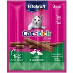 Vitakraft 18 gr 3'lü Cat Stick Tavşanlı ve Ördekli Yumuşak Kedi Ödül Maması