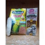 Vitakraft Vital Menu Muhabbet Kuşu Yemi 500 Gr+1 Adet Kalamar Kemiği+1 Paket ( 3 Adet ) Hobi Ballı Muhabbet Krakeri